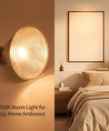 KOFEOPT 2-Pack PAR38 Flood Light Bulbs, 90W 120V Halogen Bulb Dimmable, E26 Base PAR38 Bulb 2700K Warm White in cozy home setting.