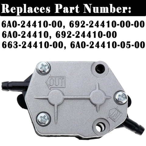 Outboard Fuel Pump Assembly Compatible With 25Hp 30Hp 40Hp 50Hp 55Hp 60Hp 75Hp 90Hp 2 Stroke Marine Engine Plug And Play Drop In Replacement Part For Small Boats And Trollers
