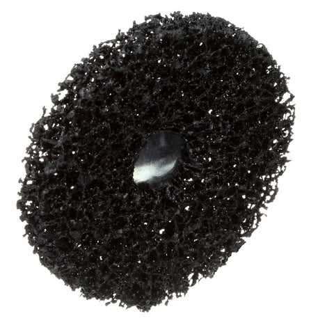 Paint And Rust Stripper Disc For Drill, 4 Inch Diameter, black abrasive open weave design for rotary use on various surfaces
