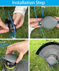 Installation steps for No Fuss Replacement Bladed Head With Spool Line For Ryobi 18V 24V 40V Weed Eater Trimmers