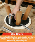 Kickass Pro Grade T50 Staple Gun Staples For Upholstery And Furniture Repair features a hand using staples on furniture legs.