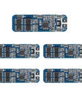 No Drama 5 Pack 3S 10A Lithium Battery Management System For 18650 Cells, five smart charging boards with circuit protection.