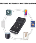 50W 10 Port USB Charging Station with 6 USB A and 4 USB C ports shown with compatible devices like smartphones and tablets.