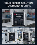 10L Ultrasonic Cleaner With Sweep Frequency, 33kHz Industrial-Grade Parts Cleaner in a workshop setting.