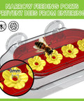 Two Pack Window Hummingbird Feeder With Four Feeding Ports, Ultra Strong Suction Cups, Easy To Clean, Weather Resistant Plastic