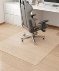 Heavy Duty Office Chair Mat For Hardwood And Tile Floors Easy Glide Under Desk Protector with chair on mat