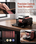 Dude Get This 7 Speed Mini Bench Belt Sander It Is A Sweet 250W Grinder With Reverse Control perfect for sharpening and polishing.