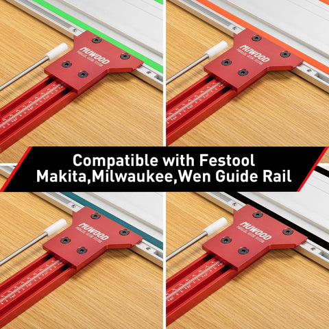 Track Saw Parallel Guide System for Woodworking Pro Grade Top Notch Repeatable Rip Cuts Fast Durable Flip Stops Compatible