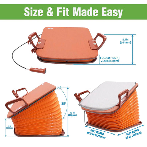 Innovative Home Tech SeatLift Electric Stand Assist Cushion Rechargeable Portable Lift Chair Pad For Easy Rising dimensions and features
