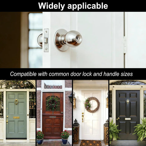Door Lock Installation Kit With No Drill C Clamp For Damage Free Install Adjustable Bushings M3 Steel Hole Saws doors variety
