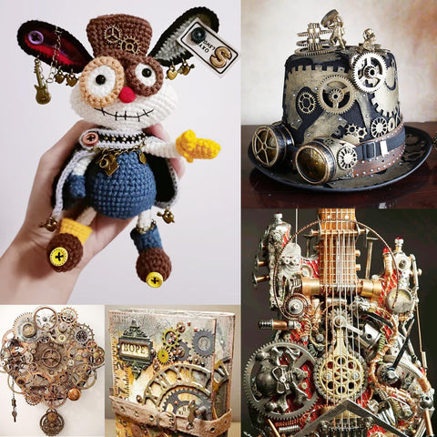 Dope Antique Steampunk Gear Set For Jewelry Making And Crafting 210g Mixed Color Alloy Gears In Sizes 0.5 To 1.2 Inches Non Toxic Odorless Durable For Pendants And Charms Diy Projects Must Have