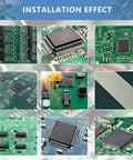 Installation effect of Automatic Infrared And Hot Air Reflow Oven For PCBs 0-280C Adjustable Temperature SMD SMT BGA Rework Station