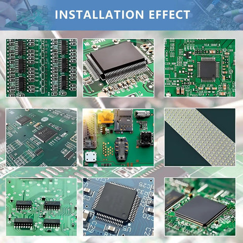 Installation effect of Automatic Infrared And Hot Air Reflow Oven For PCBs 0-280C Adjustable Temperature SMD SMT BGA Rework Station