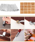 All In One Leather Craft Kit With 155 Piece Tool Set For Beginners Includes Stamping Tools Punches Stitching System