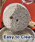 No Fuss Manual Stone Grain Mill With Hand Crank For Dry And Wet Grinding easy to clean granite top