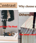 Comparison of a drill using Beefy Heavy Duty Structural Lag Screws For Wood, 25 Pack, Size 14 By 4 Inch, Black Coated Rust Resistant Finish.