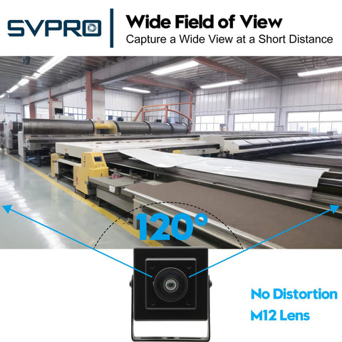 Global Shutter USB Camera for Computer and Laptop, 2MP 1920x1200, 90fps High Speed Machine Vision Camera, wide field view