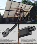 12V Heavy Duty Linear Actuator 450 Lbs 2000N, 6 Inch Stroke 150 Mm in solar tracker setup