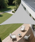 Equilateral Triangle Shade Sail 6 Ft By 6 Ft By 6 Ft Outdoor Sun Blocking Canopy For Patio Garden Deck Pergola Light Gray