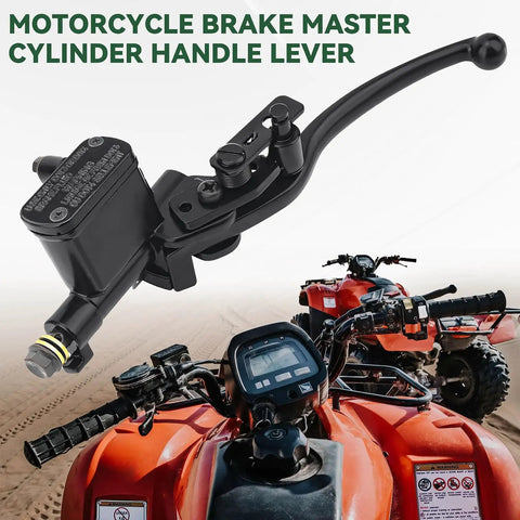 Seven Eighth Inch Universal Left Hydraulic Brake Master Cylinder Lever Pump Ride Ready For TaoTao Koketa Sunl Kazuma 50cc 70cc 90cc 110cc 125cc 150cc 200cc 250cc Motorcycles ATVs Dirt Bikes Moped