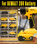 Cordless Heat Gun With Razor Scraper For Dewalt 20V Max Battery Paint Stripping Tool Dual Temp Settings DIY Replacement For DCE530B Battery Not Included with compatible batteries shown.