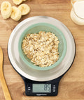 Digital Kitchen Scale With Large LCD Display And Tare Function Pro-Grade Measures In Pounds Ounces Grams Milliliters And Fluid Ounces