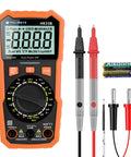 All In One Digital Multimeter 2000 Count Display With AC And DC Voltage Current Ohm Diode Continuity Temperature And NCV