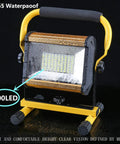 Beast Mode Bright Rechargeable Portable LED Work Light With Stand 8000 Lumen Output 100W Flood Light Waterproof