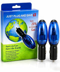 Two Pack Gas Saver For Cars Trucks And Diesel Engines Save More Gas Instantly With This Spill Saver, blue plug-and-play devices