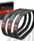 Go Kart Drive Belt 30 Series Replacement Pack Of 3 Replaces Manco 5959 And Comet 203589 For 5HP To 7HP Karts on white background