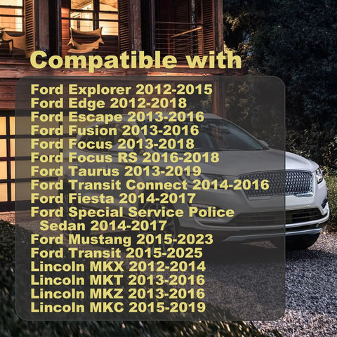 Compatibility list for Engine Oil Filler Cap For Ford Explorer Edge Escape Fusion Focus Transit Lincoln MKX MKZ Replacement YS4Z-6766-F