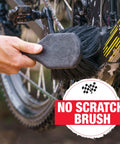 Five-Piece Mechanic-Style Bicycle Cleaning Brush Set for Quick Pro-Grade Cleaning Chain Keeper Included used on bike