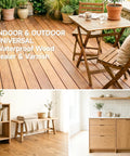 Top Shelf Water Based Polyurethane Acrylic Sealer Drops A Smooth Semi Gloss Clear Coat On Wood in indoor and outdoor settings.