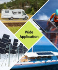 10 AWG Solar Panel Wire 2x50ft 6mm2 Solar Extension Cable used on RV, boat, solar farm, and rooftop installation