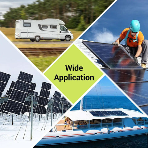 10 AWG Solar Panel Wire 2x50ft 6mm2 Solar Extension Cable used on RV, boat, solar farm, and rooftop installation