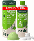 Nespresso Vertuo Cleaning And Descaling Kit For Eco Friendly Maintenance Includes Descaling Solution Bottle No Fuss Six Cleaning Tablets