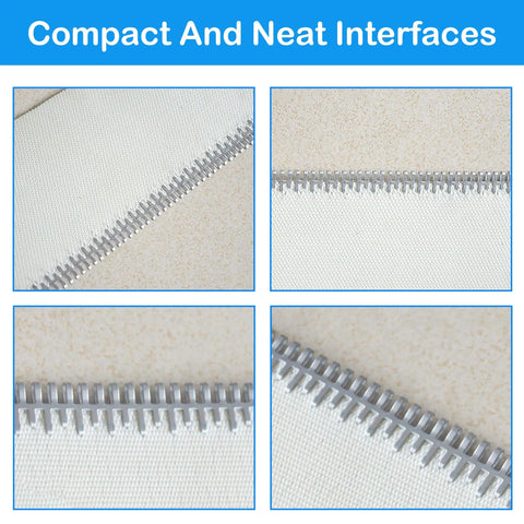 Close-up of 12 Inch Belt Lacing Fastener For Conveyor Belts Stainless Steel Spike Fastener Light Duty Splice Kit pattern interface