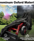 Heavy Duty Waterproof Tractor Cover With Universal Fit For Most Compact Utility Tractors With Backhoe Dustproof And Weatherproof Protection Durable Breathable Material Sized 189 L By 76 W By 86 H Inches covering tractor outdoors