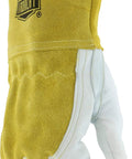Goatskin and Cowhide MIG Welder Gloves Pack of 12, Kevlar-Trimmed, Fleece-Lined, Medium, Straight Thumb, Built Tough for Welding