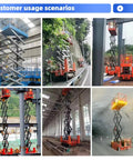 Beefed Up Heavy Duty Hydraulic Lift Platform With Extended Work Deck And Stable Vertical Elevation For Construction Projects
