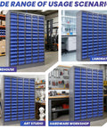 75 Drawer Nut And Bolt Storage Organizer in warehouse, laboratory, art studio, and hardware workshop