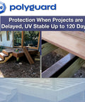Rot Shield Joist Tape For Wood Decks Self Adhering Waterproof Shield 4 Inch Wide By 100 Feet Made In USA used on deck