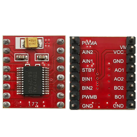 Dual TB6612FNG Motor Driver Module For Arduino Raspberry Pi ESP32 Solder Pin Version 2 Channel DC Motor And Stepper Motor Controller Board