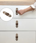 Solid Brass Cabinet Pulls 2 Pack Chinese Style Drawer Handles Antique Copper Finish Thickened Door Pulls Installation