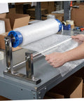 Manual Stretch Film Dispenser Wrapping Machine With Metal Plastic Frame Keepin It Simple Lightweight Hand Operated Unwinding Film Holder For Moving Relocation And Regular Wrapping Supplies, wrapping bubble film