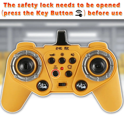 Remote control for 2 In 1 RC Forklift Toy With Transforming Lift And Hook Crane 11 Channel Remote Control Vehicle