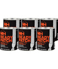 Six cans of MH Ready Patch Low VOC Spackling And Patching Compound Six Quart Pack for interior and exterior fixes.