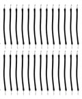 Heavy Duty Rubber Bungee Cords With Hooks For Tarp And Cargo Straps Made In USA 10 Inch Pack Of 30 in rows