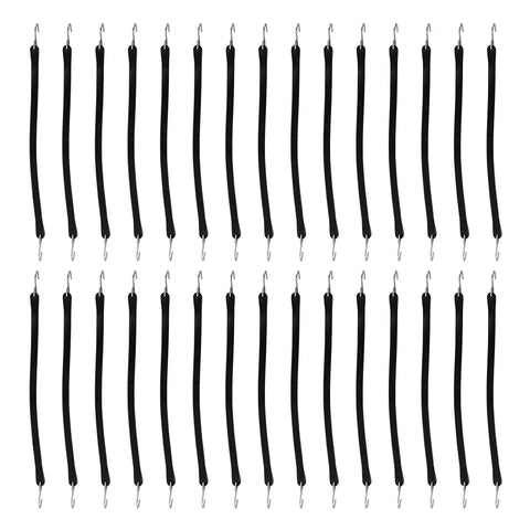 Heavy Duty Rubber Bungee Cords With Hooks For Tarp And Cargo Straps Made In USA 10 Inch Pack Of 30 in rows