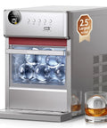 Elite Countertop Clear Ice Ball Maker Featuring Smart App Control And Reliable WiFi Connectivity Plus A Built In Twenty Four Hour Timer.